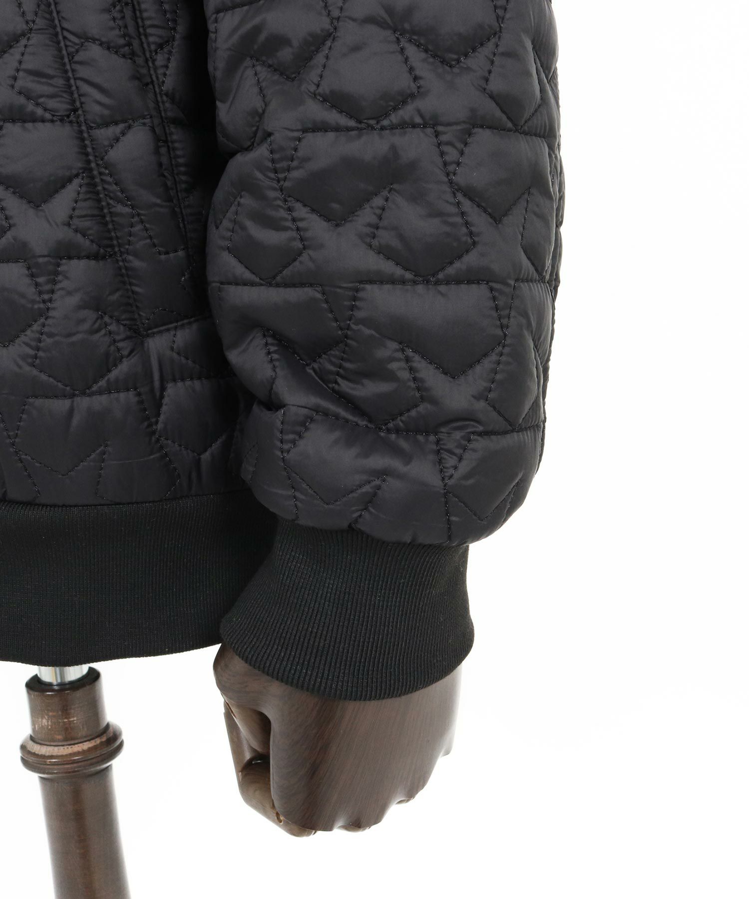 CAMBIO(カンビオ)】Star Pattern Quilted Stand Collar Jacket