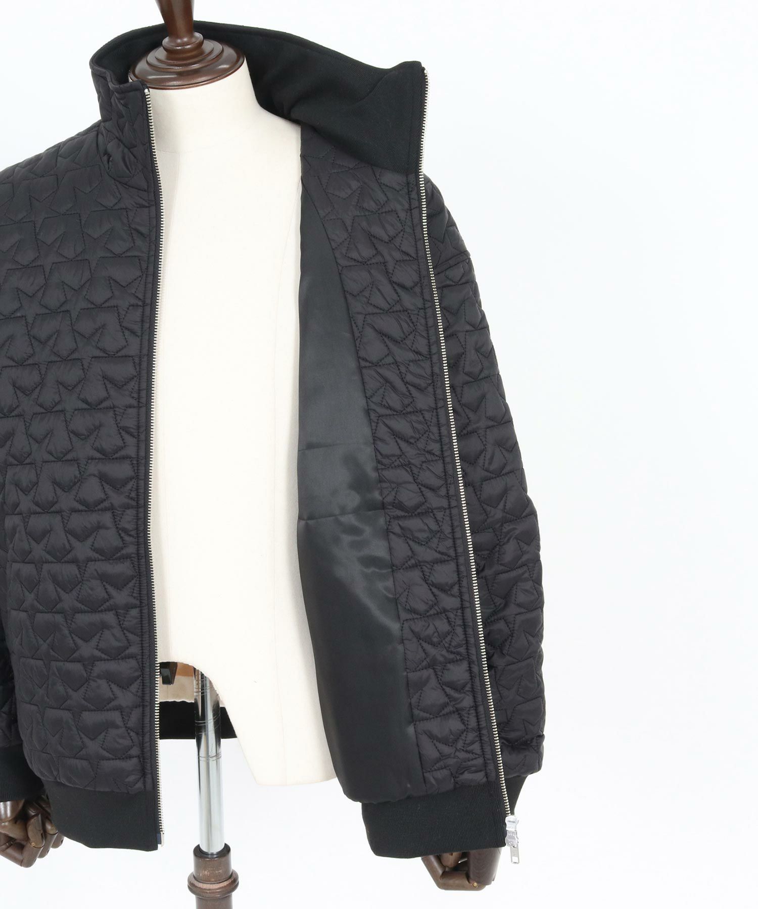CAMBIO(カンビオ)】Star Pattern Quilted Stand Collar Jacket