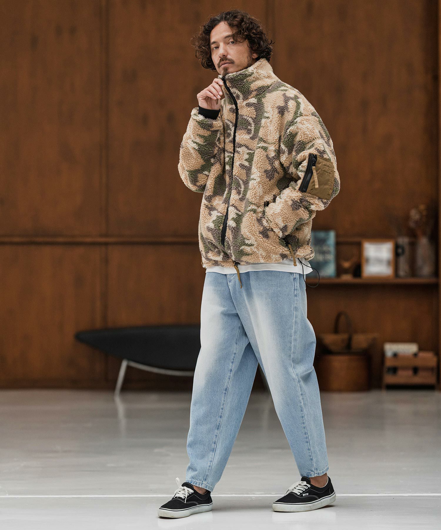 CAMBIO(カンビオ)】Authentic Detail Denim Balloon Silhouette Pants