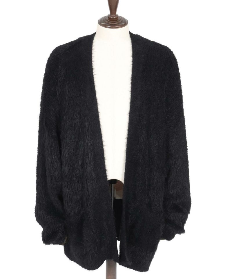 GLIMCLAP(グリムクラップ)】Minimai detail cardigan -Feather yarn