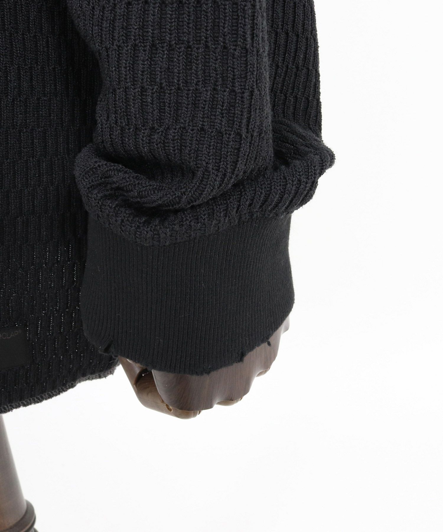 GLIMCLAP(グリムクラップ)】Jacquard texture cut sew-Distressed for