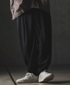 GLIMCLAP(グリムクラップ)】Balloon wide pants-Wide-wale