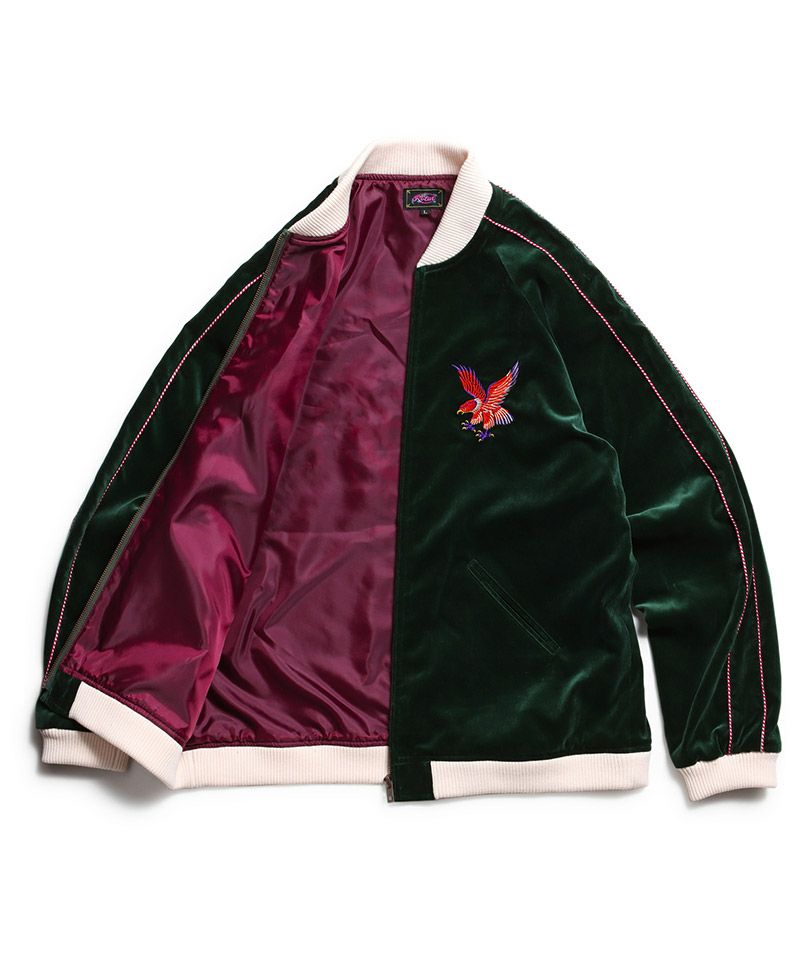 新品未使用　ROTAR ローター スカジャン　サテン　ジャケット ROTAR（ローター）の「No collar Souvenir jacket ノーカラー