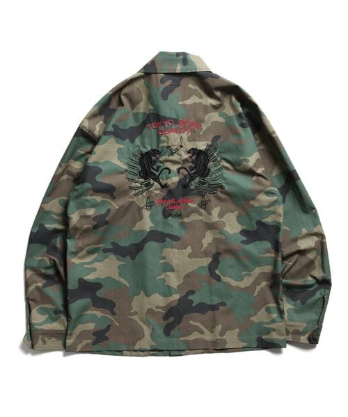 【ROTAR(ローター)】【予約販売10月上旬～中旬入荷】T.I.Q Ripstop Military Shirt JKT ミリタリーシャツジャケット(rt2554012)