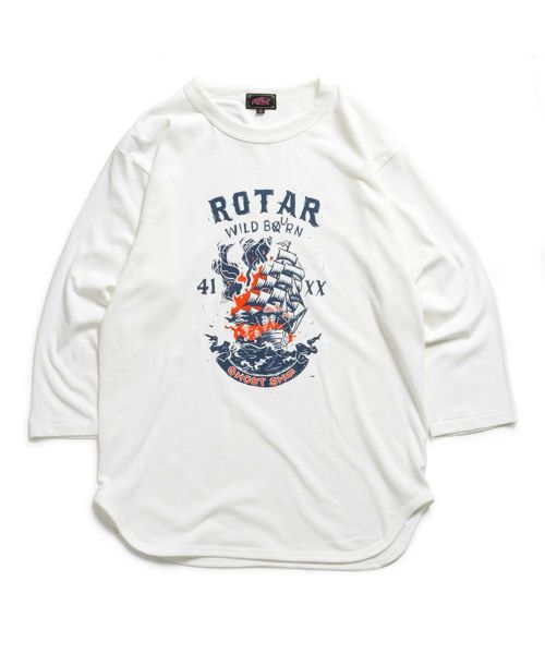 【ROTAR(ローター)】【予約販売8月上旬～中旬入荷】GHOST SHIP BB Tee ラグランＴシャツ(rt2547605)