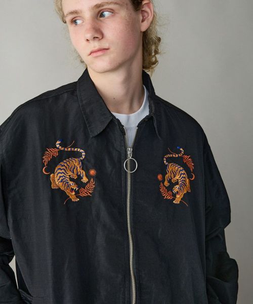 【rehacer(レアセル)】【予約販売9月上旬～中旬入荷】 Souvenir Harrington Jacket ハリントンジャケット(01250100014)