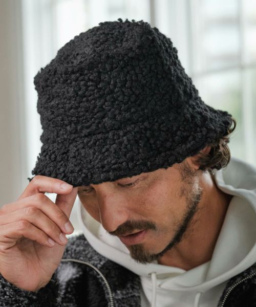 【Magine(マージン)】【予約販売10月上旬～中旬入荷】Boa Fleece Bucket Hat バケットハット(MGN-253-009)