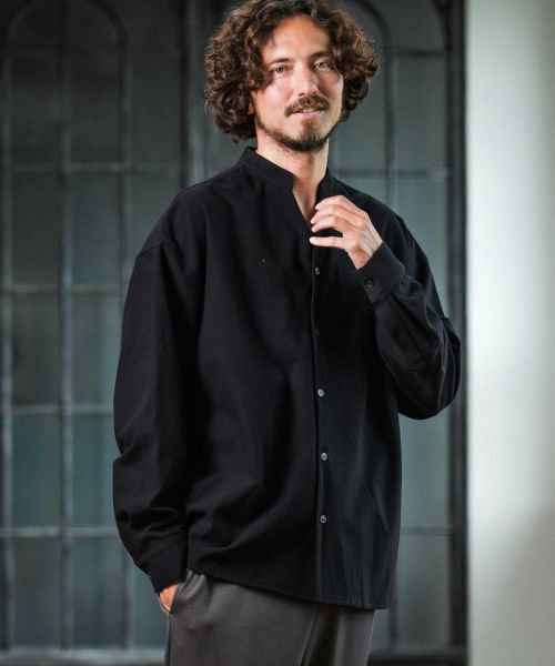 【Magine(マージン)】【予約販売9月中旬～下旬入荷】TR Skipper Shirt スキッパーシャツ(MGN-253-027)
