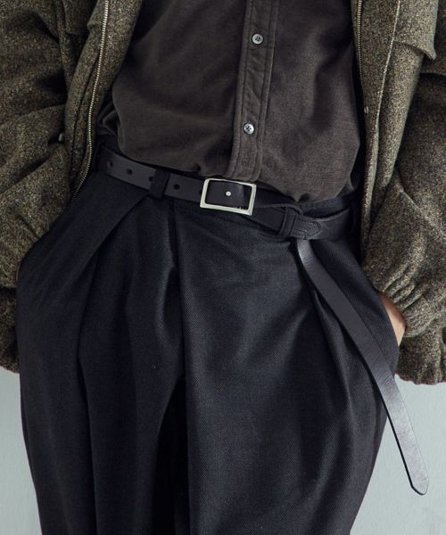 【EGO TRIPPING(エゴトリッピング)】【予約販売10月上旬～中旬入荷】LEATHER LONG レザーベルト(696551)