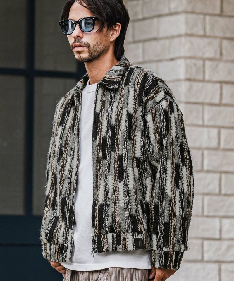 CAMBIO(カンビオ)】Metallic Coating Hooded Blouson ブルゾン