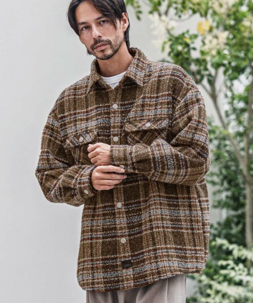 【CAMBIO(カンビオ)】【予約販売11月中旬～下旬入荷】Boucle Check CPO Jacket ジャケット(PF-252-017)
