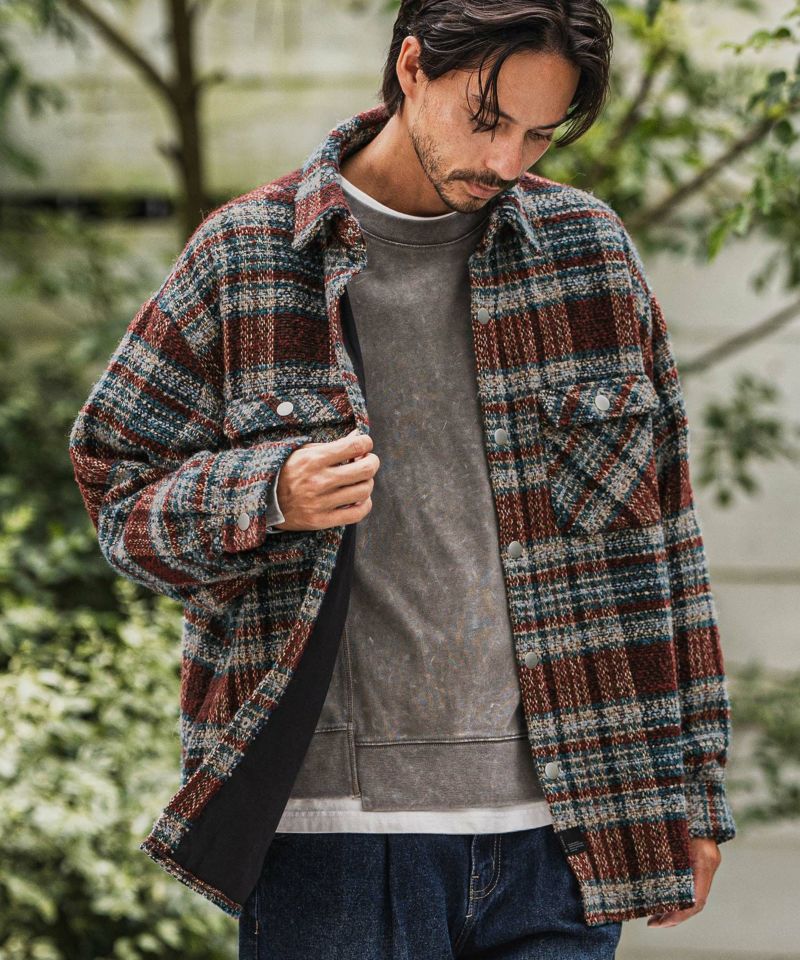 安い CAMBIO(カンビオ)】【予約販売11月中旬～下旬入荷】Boucle Check ジャケット・アウター