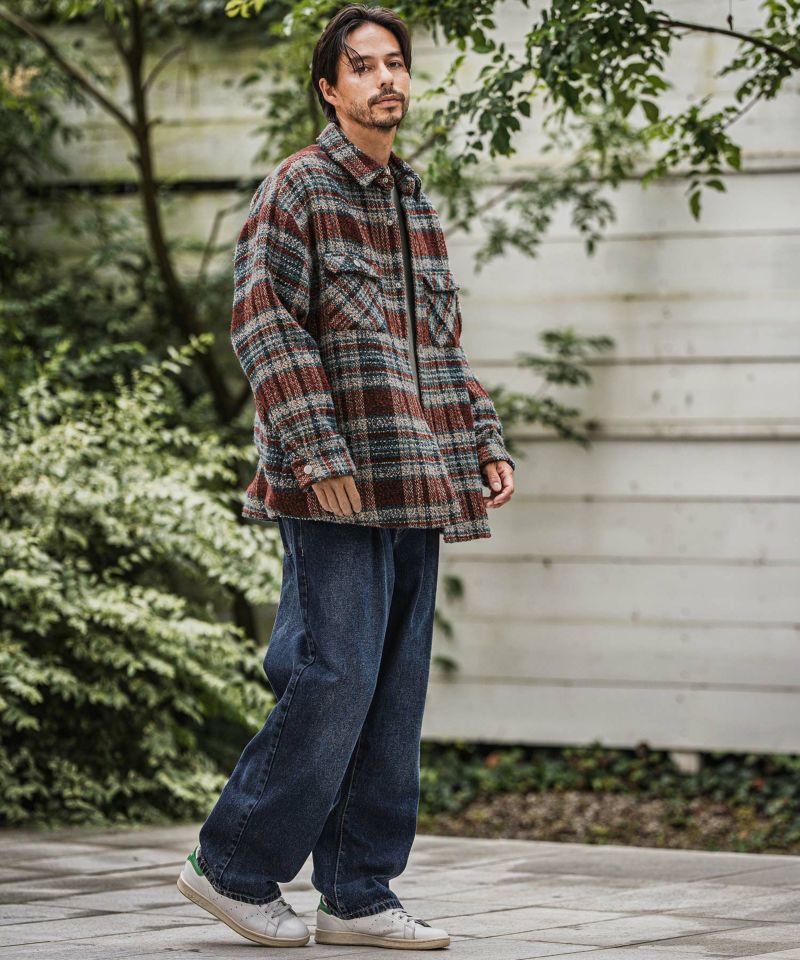 CAMBIO(カンビオ)】【予約販売11月中旬～下旬入荷】Boucle Check