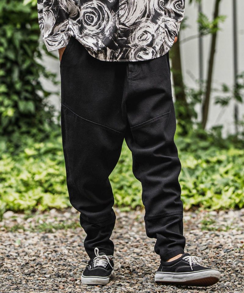 CAMBIO レオパード サルエルパンツ CAMBIO(カンビオ)】サルエルテーパードパンツ | CAMBIO カンビオ