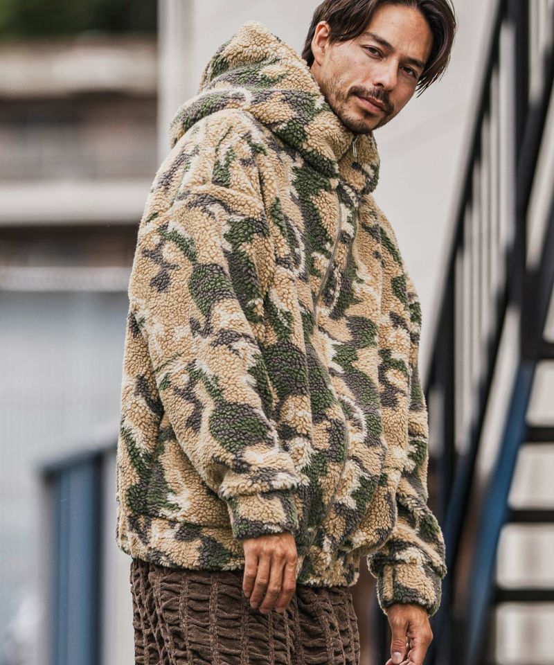 カンビオ　フィルコッド　ボアジャケット　スタジャン felkod（フィルコッド） スタジャン mj10791- Soft Boa Stadium Jumper