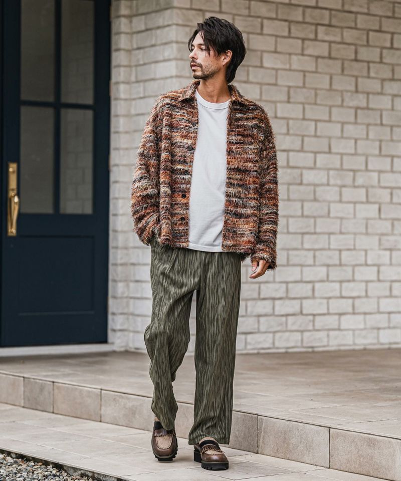 CAMBIO カンビオ コーデュロイパンツ Tapered Pants CAMBIO(カンビオ)】Distressed Corduroy Soft Sarrouel Tapered