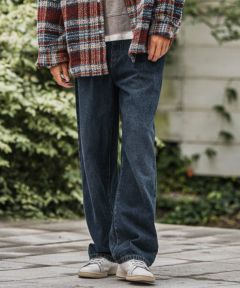 カンビオ　カラーデニム　新品同様 CAMBIO(カンビオ)】Concho Button Band Collar Denim Pullover