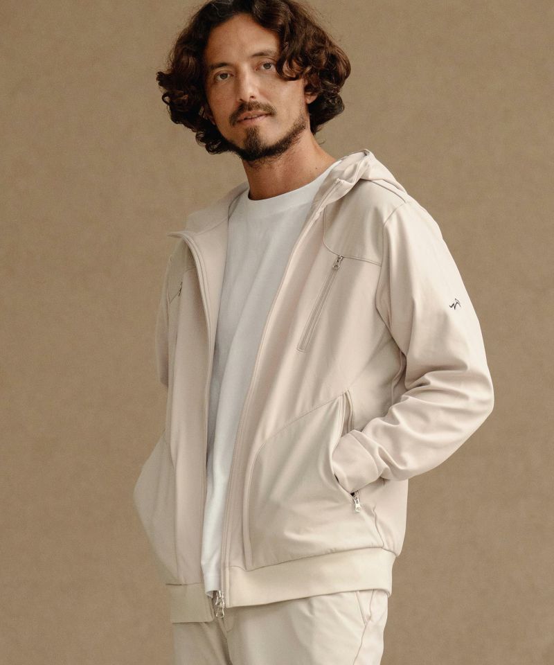 CALL&RESPONSE(コールアンドレスポンス)】切り替えZIPパーカー-裏起毛