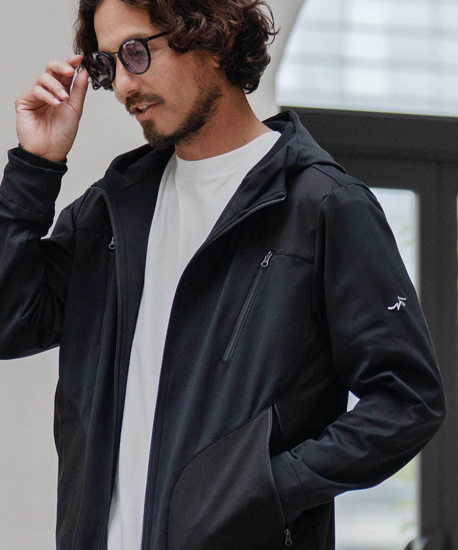 CALL&RESPONSE(コールアンドレスポンス)】切り替えZIPパーカー-裏起毛