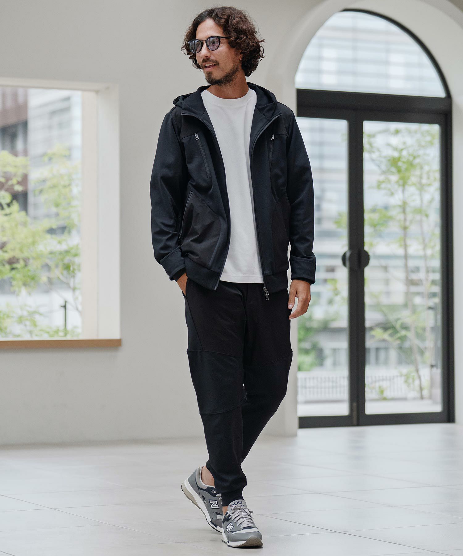 CALL&RESPONSE(コールアンドレスポンス)】切り替えZIPパーカー-裏起毛