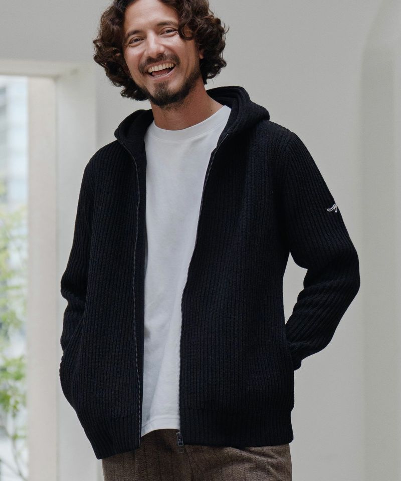 CALL&RESPONSE(コールアンドレスポンス)】ニットZIPパーカー