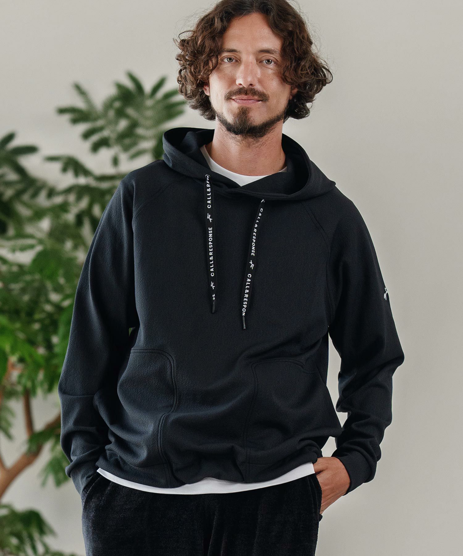 CALL&RESPONSE(コールアンドレスポンス)】長袖プルパーカー-3D