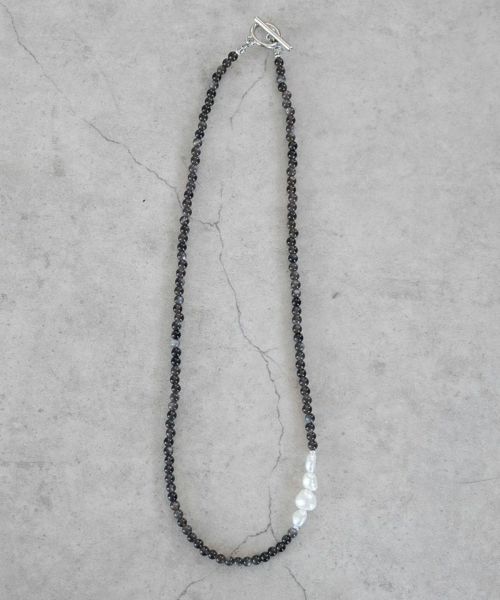 【SENTI(センティ)】【予約販売ご注文から1ヶ月後出荷】 NATURAL STONE&PEARL NECKLACE 天然石&淡水パールネックレス(2042)