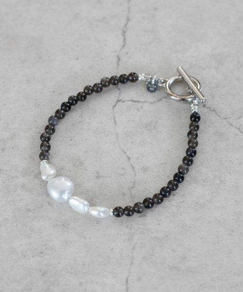 【SENTI(センティ)】【予約販売ご注文から1ヶ月後出荷】 NATURAL STONE&PEARL BRACELET 天然石&淡水パールブレスレット(2041)