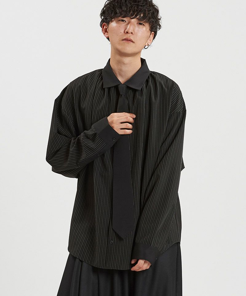 IH-24FW-B006-ND8 ダークチャコール ウールシャツ サイズ3 IH-24FW-B006-ND8 ダークチャコール ウールシャツ サイズ3 【公式通販】