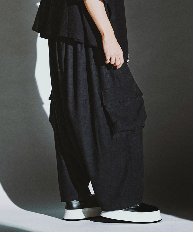 30%OFF【NO ID.(ノーアイディー)】ｻﾙｴﾙｶｰｺﾞﾄﾗｳｻﾞｰｽﾞ パンツ(457006