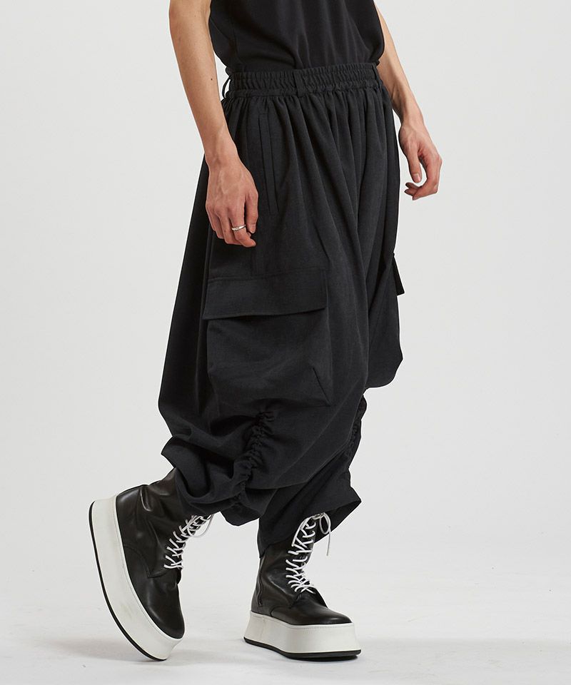 30%OFF【NO ID.(ノーアイディー)】ｻﾙｴﾙｶｰｺﾞﾄﾗｳｻﾞｰｽﾞ パンツ(457006