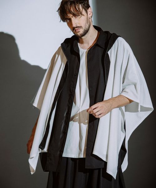 【NO ID.(ノーアイディー)】【予約販売8月上旬～中旬入荷】ﾄﾞﾛｰｽﾄﾘﾝｸﾞｽﾌｰﾃﾞｯﾄﾞﾎﾟﾝﾁｮ(457006-290T)