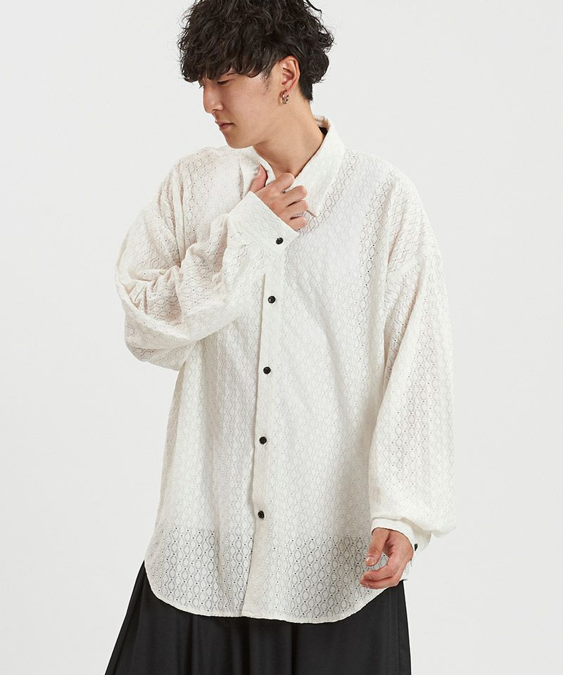 50%OFF【NO ID.(ノーアイディー)】ｼｱｰJQ BIG-SH シャツ(457006-287S