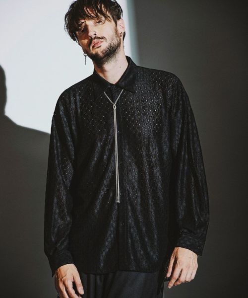 【NO ID.(ノーアイディー)】【予約販売8月上旬～中旬入荷】ｼｱｰJQ BIG-SH シャツ(457006-287S)