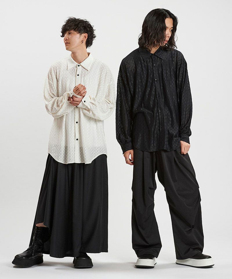 30%OFF【NO ID.(ノーアイディー)】ｼｱｰJQ BIG-SH シャツ(457006-287S