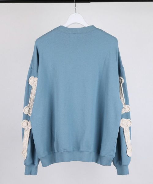 【DISCOVERED(ディスカバード)】【予約販売4月上旬～中旬入荷】BONE CROCHET SWEAT スウェット(DC-SS26-CU-07)