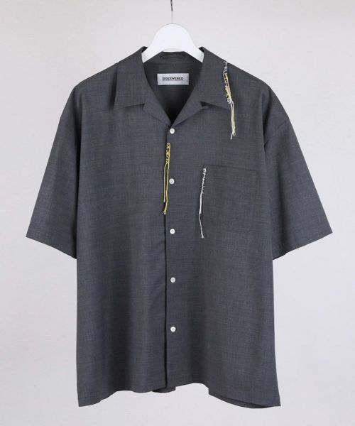 【DISCOVERED(ディスカバード)】【予約販売3月上旬～中旬入荷】SUMMER WOOL LOOPING SHIRTS サマーウールシャツ(DC-SS26-SH-04)