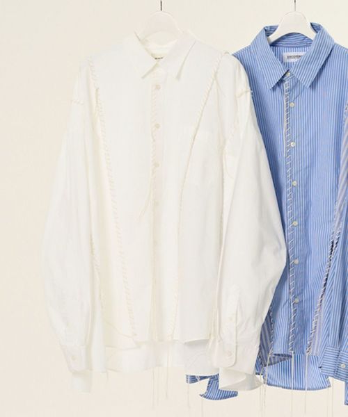 【DISCOVERED(ディスカバード)】【予約販売3月上旬～中旬入荷】DOCKING WIDE LOOPING SHIRTS シャツ(DC-CL-SH-01)