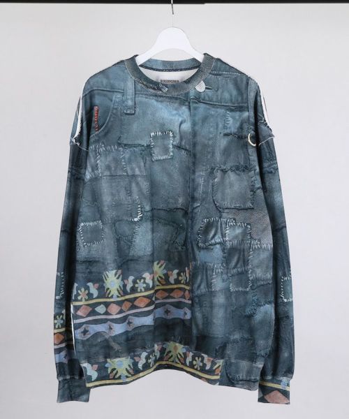 【DISCOVERED(ディスカバード)】【予約販売3月上旬～中旬入荷】CRUST TROMPELOEIL PULLOVER スウェット(DC-SS26-CU-09)