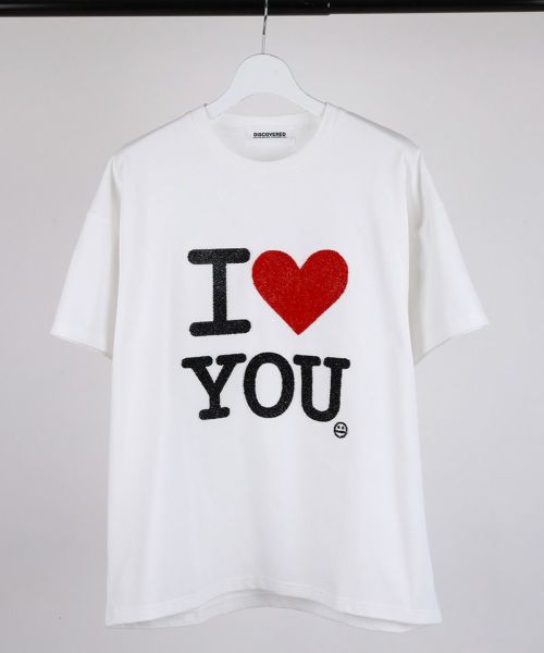 【DISCOVERED(ディスカバード)】【予約販売3月上旬～中旬入荷】BRUSH I LOVE YOU TEE Tシャツ(DC-SS26-CU-23)