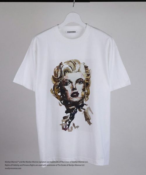 【DISCOVERED(ディスカバード)】【予約販売2月上旬～中旬入荷】MARILYN MONROE TEE (TAKESHI MASADA) Tシャツ(DC-SS26-CU-15)