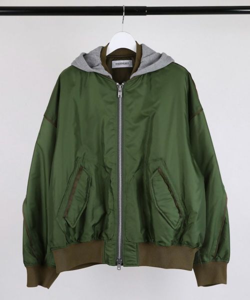 【DISCOVERED(ディスカバード)】【予約販売2月上旬～中旬入荷】DEVILS HOODIE MA-1 ブルゾン(DC-SS26-BL-03)