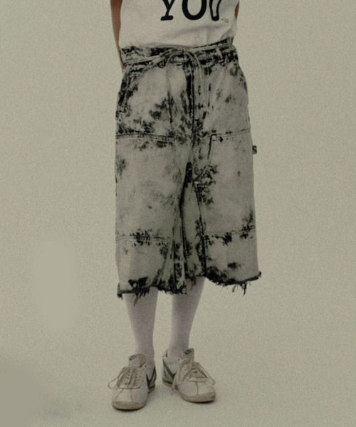 【DISCOVERED(ディスカバード)】【予約販売2月上旬～中旬入荷】BLEACH HAKAMA SHORTS ショートパンツ(DC-SS26-PT-05)