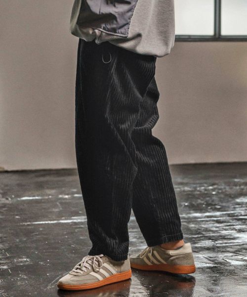 【CAMBIO(カンビオ)】【予約販売10月中旬～下旬入荷】 Wide Wale Corduroy Balloon Pants コーデュロイバルーンパンツ(CAM25AW-006)