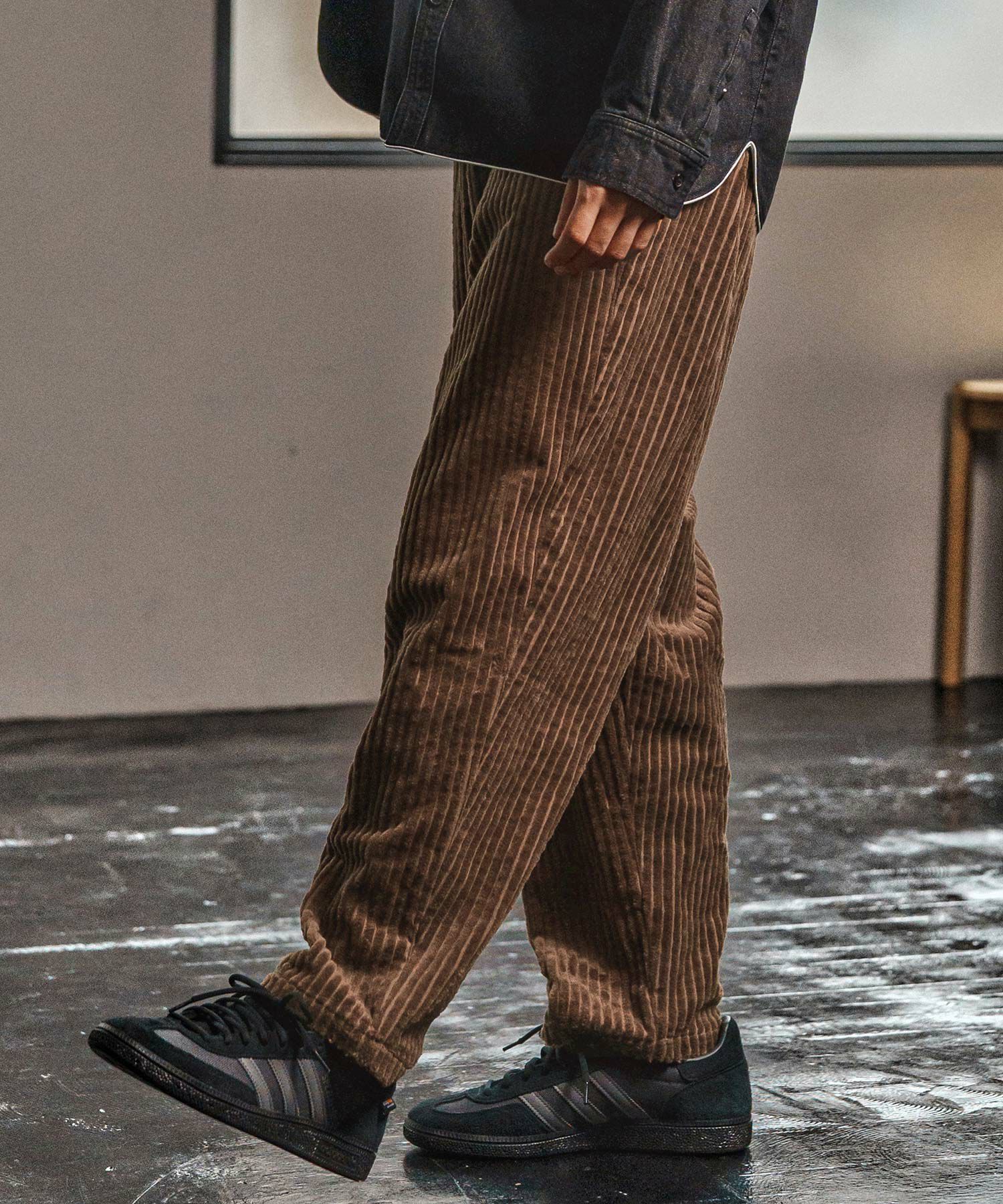 CAMBIO(カンビオ)】 Wide Wale Corduroy Balloon Pants コーデュロイ