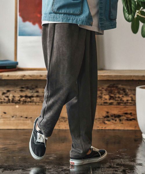 【CAMBIO】コーデュロイパンツ試着のみ CAMBIO(カンビオ)】Corduroy Wide Straight Pants コーデュロイ
