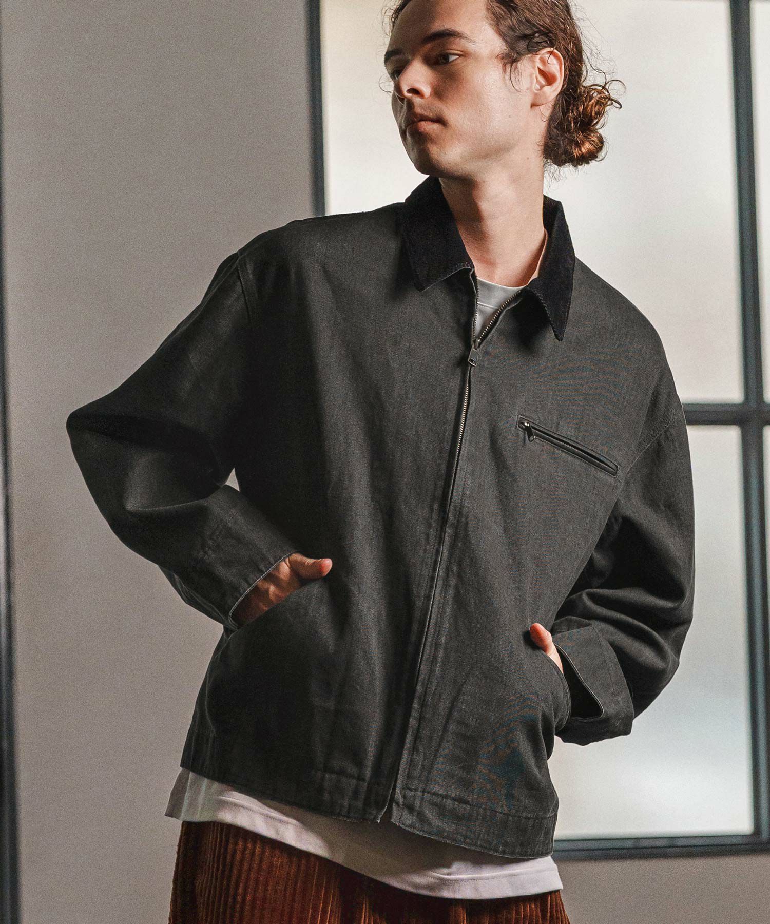 50%OFF【CAMBIO(カンビオ)】スイングトップダックジャケット(25160CM