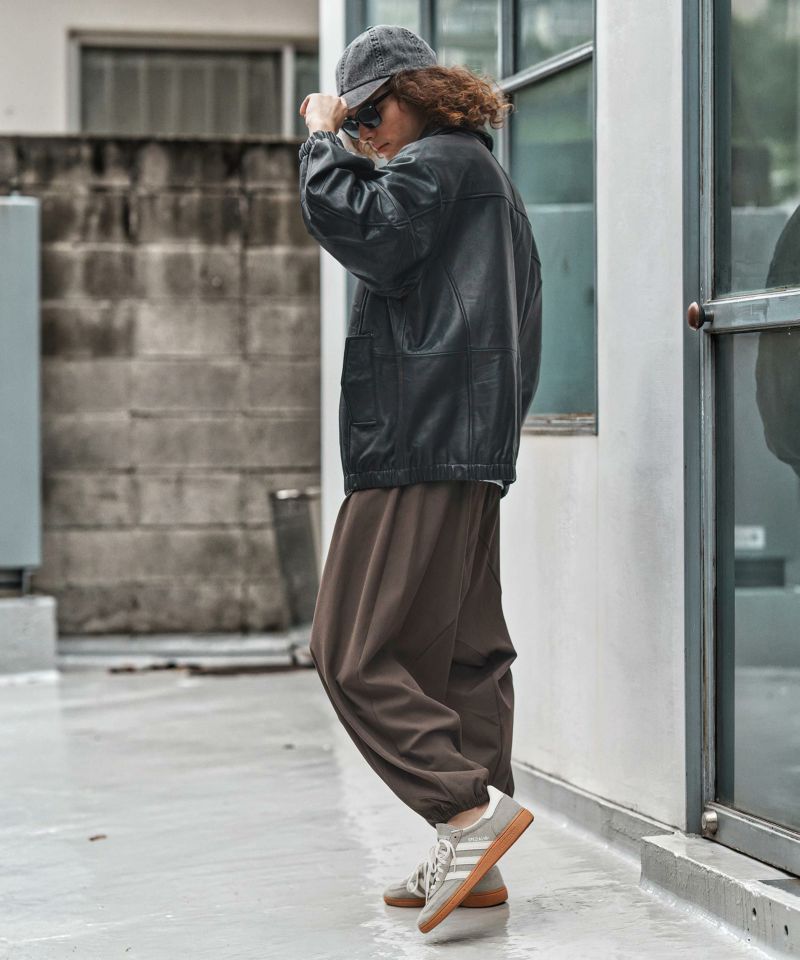 【新品】CAMBIO サルエルパンツ ブラック サルエルパンツ 通販| CAMBIO カンビオ