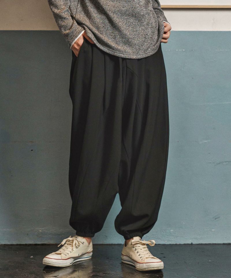 【新品】CAMBIO サルエルパンツ ブラック サルエルパンツ 通販| CAMBIO カンビオ