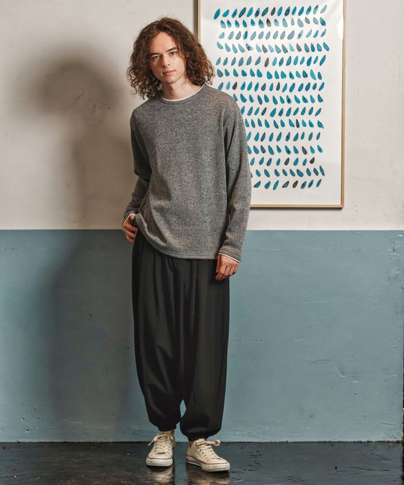 CAMBIO(カンビオ)】Slacks Fabric Sarrouel Pants サルエルパンツ